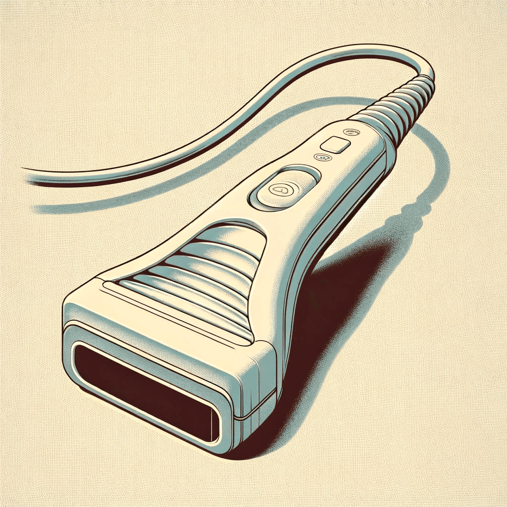 Image of a phased array probe